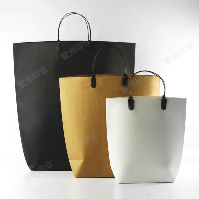高檔服裝手提紙袋購物袋定制印刷定做印logo牛皮紙加厚包裝紙袋子
