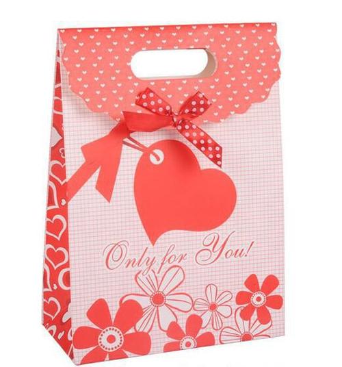 紙袋批發 喜慶婚慶生慶糖果紙袋 紅色翻蓋禮品紙袋 工廠直銷紙