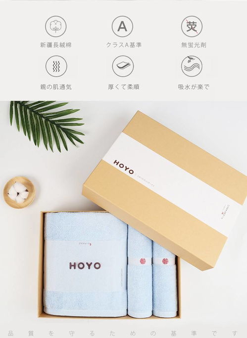 預售 hoyo 簡致牛皮紙禮盒毛浴三件套